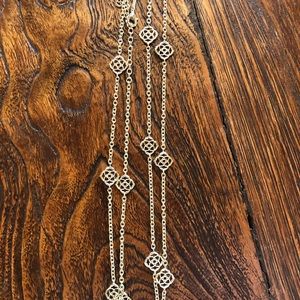 Kendra Scott Logo Necklace Gold